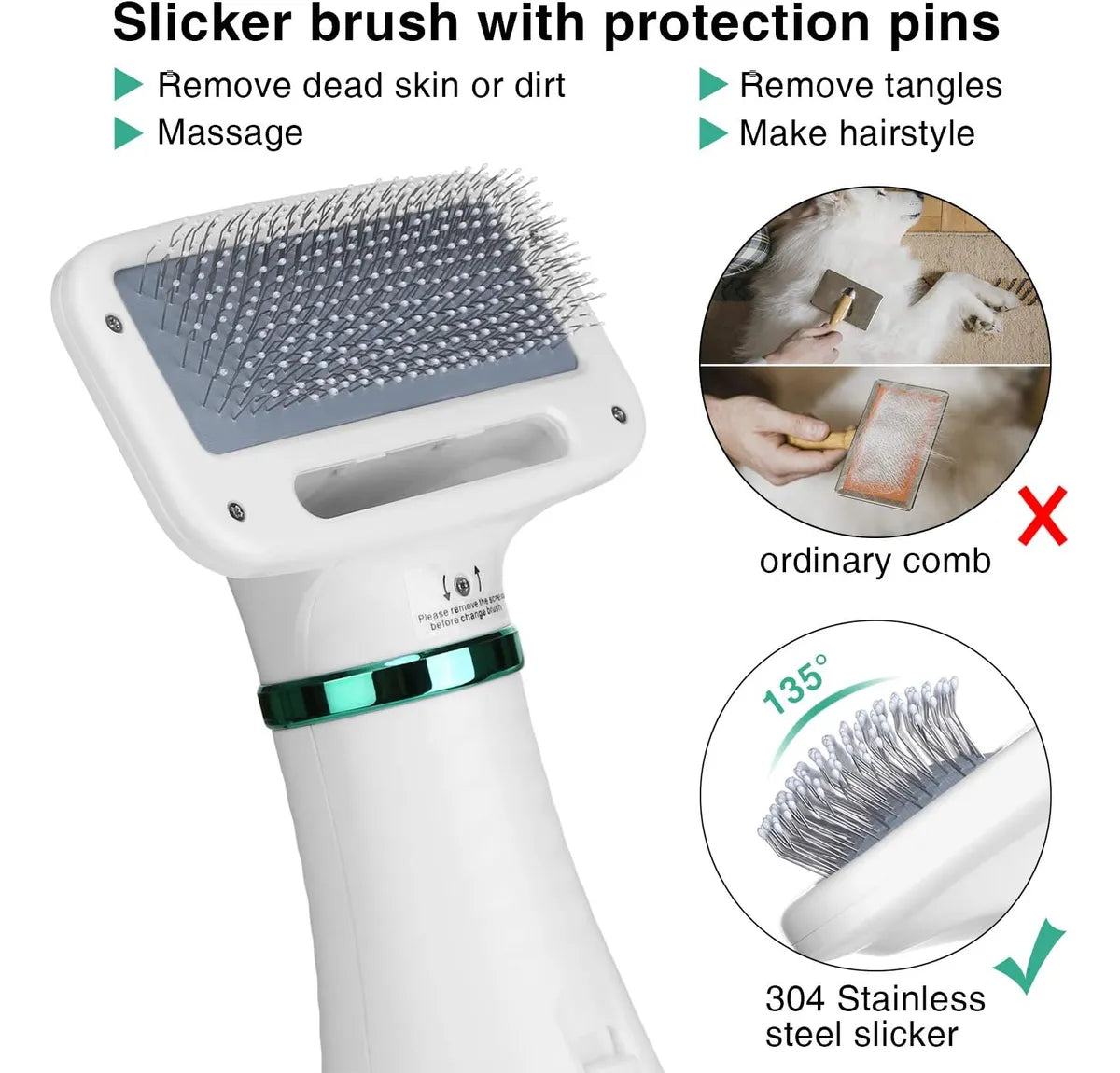 🐾 PetDry 2 en 1: Cepilla y Seca a tu Mascota en Minutos