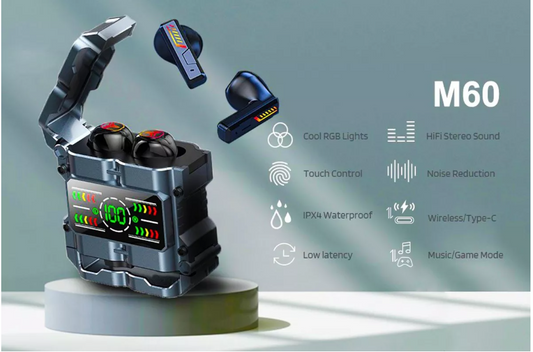 Auriculares M60 TWS Bluetooth
